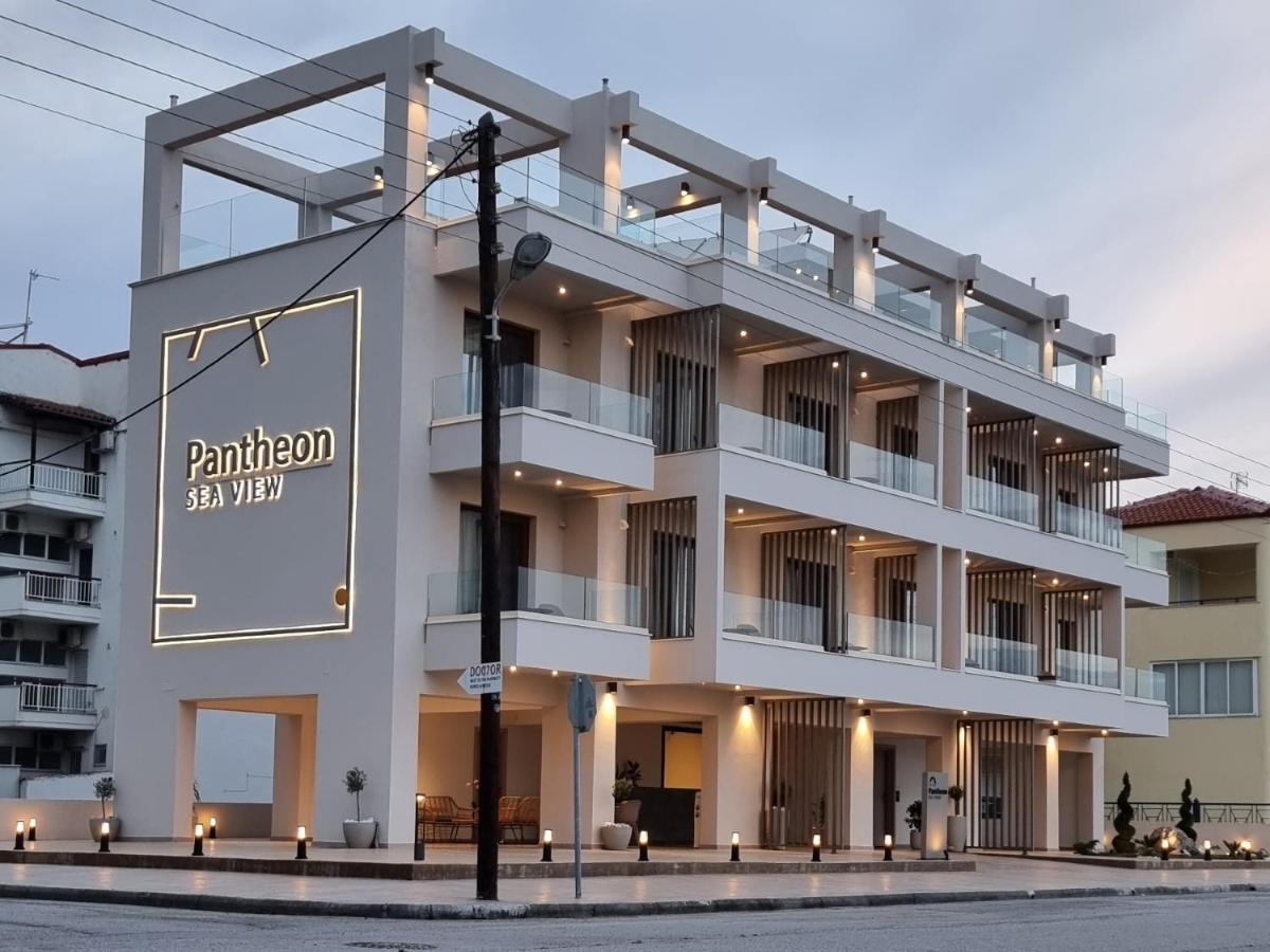 Pantheon Sea View Aparthotel Néoi Póroi Ngoại thất bức ảnh