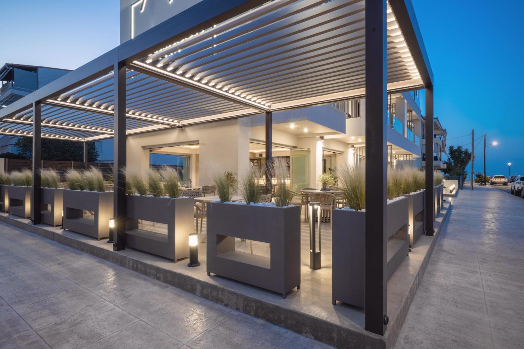 Pantheon Sea View Aparthotel Néoi Póroi Ngoại thất bức ảnh
